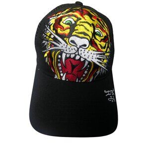 Ed Hardy Black Tiger Baseball Cap - One Size Fits All‎